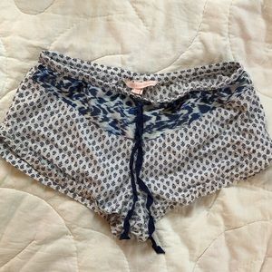 Victoria’s Secret blue pajama short